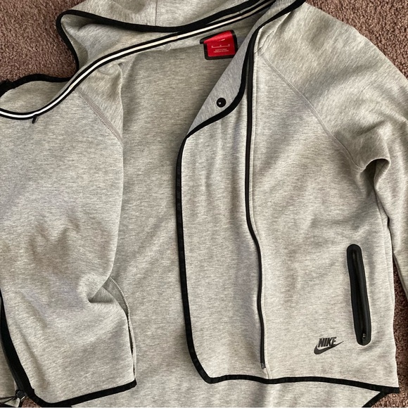 Nike Hooded High Low Sweater Size M Heather Gray - Picture 15 of 16